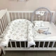 Кокон гнездышко для новорожденных Carus Textile гуси 70*35 серый - изображение 4