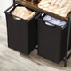 Кошик для зберігання подвійний Songmics 72x33x73 см BLH201B01V1 - изображение 5