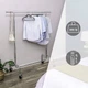 Вішалка для одягу, гардеробна Songmics 160x150x45 см HSR11S - изображение 5