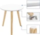 Набір журнальних столів 2шт полиці Songmics LET07WN 50×45 см + 35×35см B077XGF7YL - изображение 5