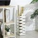 Підставка для парасольок Parasolnik White Modern Openwork 15,5x15,5x49 см Біла LUC16W - изображение 3