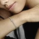 Pandora Браслет теннисный с ореолом 16 см (Silver-White) - изображение 5