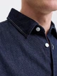 Сорочка чоловіча JACK & JONES 12282775 M dark blue denim - изображение 6