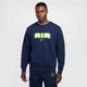 Свитшот мужской Nike Air Fleece Crew-Neck Blue M Синий HM0177-410 - изображение 1