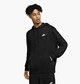Худи мужское Nike M Nsw Club Hoodie Po Ft XL Черный CZ7857-010 - изображение 1