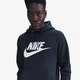 Худі чоловіче Nike M Nk Club Bb Po Gfx Hoodie L Синій FN3868-451 - зображення 2