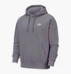 Худі чоловіче Nike Nsw Club Hoodie Po Bb XL Сірий BV2654-071 - зображення 1