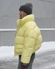 Пуховик жіночий короткий трендовий X-Woyz LS-8972-6 60215 M жовтий - изображение 3
