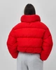 Пуховик жіночий короткий трендовий X-Woyz LS-8972-14 60214 M червоний - изображение 2