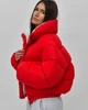Пуховик жіночий короткий трендовий X-Woyz LS-8972-14 60214 M червоний - изображение 3