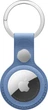 Чехол-брелок Apple для Apple AirTag с кольцом для ключей FineWoven Key Ring Wildflower Blue (MKG14ZM/A) - изображение 1