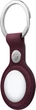 Чехол-брелок Apple для Apple AirTag с кольцом для ключей FineWoven Key Ring Burgundy (MKG04ZM/A) - изображение 2