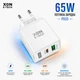 Зарядное устройство XON PowerCharge 65W (PD33) USB Type-C (PCWA065033A1С1W 6044) Белый - изображение 2
