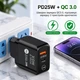 Зарядное устройство XON PowerCharge 25W (PD25) USB Type-C (PCWC025025A1С1B 6129) Черный - изображение 4