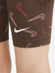 Велосипедки жіночі Nike W Nsw Short Aop Prnt XS Коричневий DO2561-237 - зображення 5
