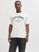 Футболка чоловіча JACK & JONES 12291213 M cloud dancer - изображение 1