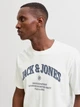 Футболка чоловіча JACK & JONES 12291213 M cloud dancer - изображение 3