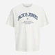 Футболка чоловіча JACK & JONES 12291213 M cloud dancer - изображение 6