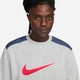 Свитшот мужской Nike M Nsw Sp Flc Crew Bb S Серый FN0245-064 - изображение 3