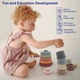 Развивающий набор 2 в 1 Aestemon Baby Favorite Toy "Пирамидки Монтессори" - изображение 7