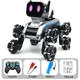 Радиоуправляемый робот-пес Digital Stunt Robot Dog с LED-глазами и музыкой - изображение 5