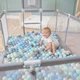 Ігровий манеж Lionelo Kids 180×122 см сірий складаний - зображення 3