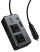 Автомобільний інвертор Hoco Z66 2AC/2USB-A/USB-C PD 66W 200W Black - изображение 3