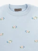 Светр з візерунком для дівчинки GENUA G01322-0003 122 см Блакитний shop (2000999708213) - изображение 2