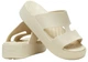 Жіночі крокси сандалі Crocs Getaway Groove Platform H-strap Sandstone (39-40, бежевий) - зображення 1