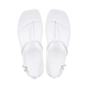 Жіночі крокси сандалі Crocs Miami Thong Flip Chalk (41-42, білий) - изображение 4