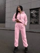 Костюм женский теплый из флиса розового цвета 39447 42/44 - изображение 3