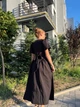 Сукня класична мiдi чорного кольору 39433 42 - зображення 3