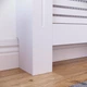 Екран для радіатора Vida Designs Milton, MDF, 82×78×19 см, білий, з полицею - зображення 4