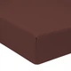 Простирадло на резинці MirSon №19-1230 Friar Brown Mikrosatin Premium 150x200x25 см (2200006412939) - зображення 1