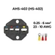 Матрица (AV)HS-40J 0.25-6 мм.кв 23-10 AWG для кримпера серии HS [AHS-40J] TACTIX - изображение 4