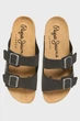 Чоловічі чорні слайдери DOUBLE VELOUR Pepe Jeans 42 PMS80003 - изображение 4