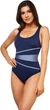 Купальник слитный для женщин Aqua Speed STELLA LADY 8663 черный, голубой Жен 40 - изображение 8