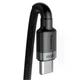 Кабель Baseus Cafule Flash Charging Type-C to Type-C 100W PD 2.0 2m Черный/Серый (CATKLF-ALG1) (480 Мбит/с) - изображение 3