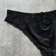 Трусы женские гладкие с кружевом Annajiolly,Черный, S - изображение 5
