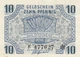 10 фенінгів 1947 рік ФРН Банкнота Німеччина Європа - зображення 2