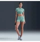 Спортивний топ жіночий Nike Pro Turquoise S Бірюзовий HV3673-017 - зображення 4