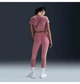 Спортивний топ жіночий Nike Dri-Fit Short-Sleeve Cropped Graphic Top Pink L Рожевий HM6369-699 - зображення 5