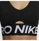 Спортивний топ жіночий Nike Indy Plunge Medium-Support Bold S Чорний HF7324-010 - зображення 5