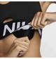 Спортивний топ жіночий Nike Indy Plunge Medium-Support Bold S Чорний HF7324-010 - зображення 3