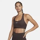 Спортивный топ женской Nike Swoosh Light Support M Коричневий DX6817-237 - изображение 2