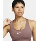 Спортивный топ женской Nike Swoosh Medium Support S Бежевий DX6821-208 - изображение 5