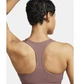 Спортивный топ женской Nike Swoosh Medium Support S Бежевий DX6821-208 - изображение 6