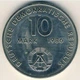 Німеччина-НДР 100-та річниця - Народження Ернста Тельмана 10 марок 1984 рік Монети світу - изображение 2