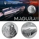 Безпілотний надводний апарат "Magura" Українська Бавовна в буклеті 5 гривень 2025 рік Україна Колекційна монета НБУ - зображення 1