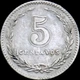 Аргентина 5 сентаво 1906 рік Монети світу - изображение 1